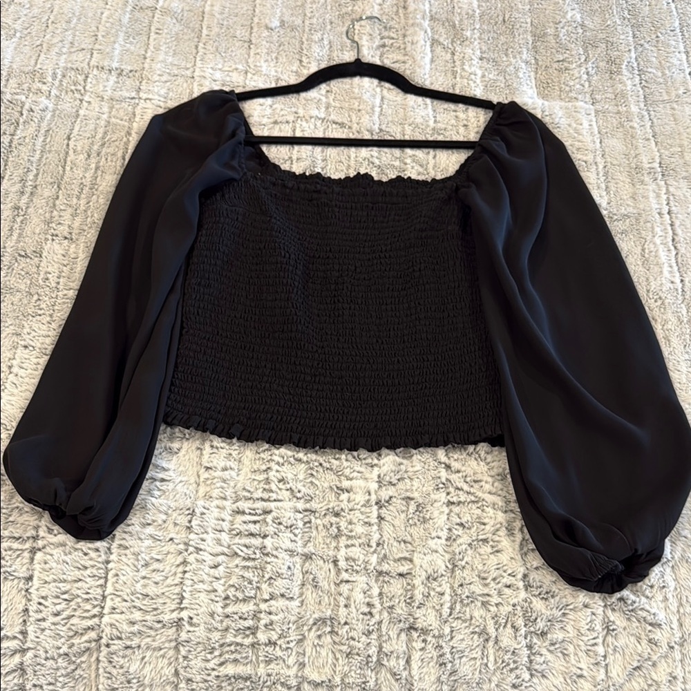 Elegant Black Women's Top
